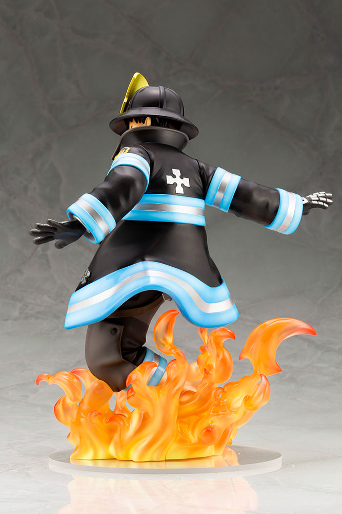 Kotobukiya 1/8 Artfx J Shinra Kusakabe Fire Force, Pre-painted PVC Statue