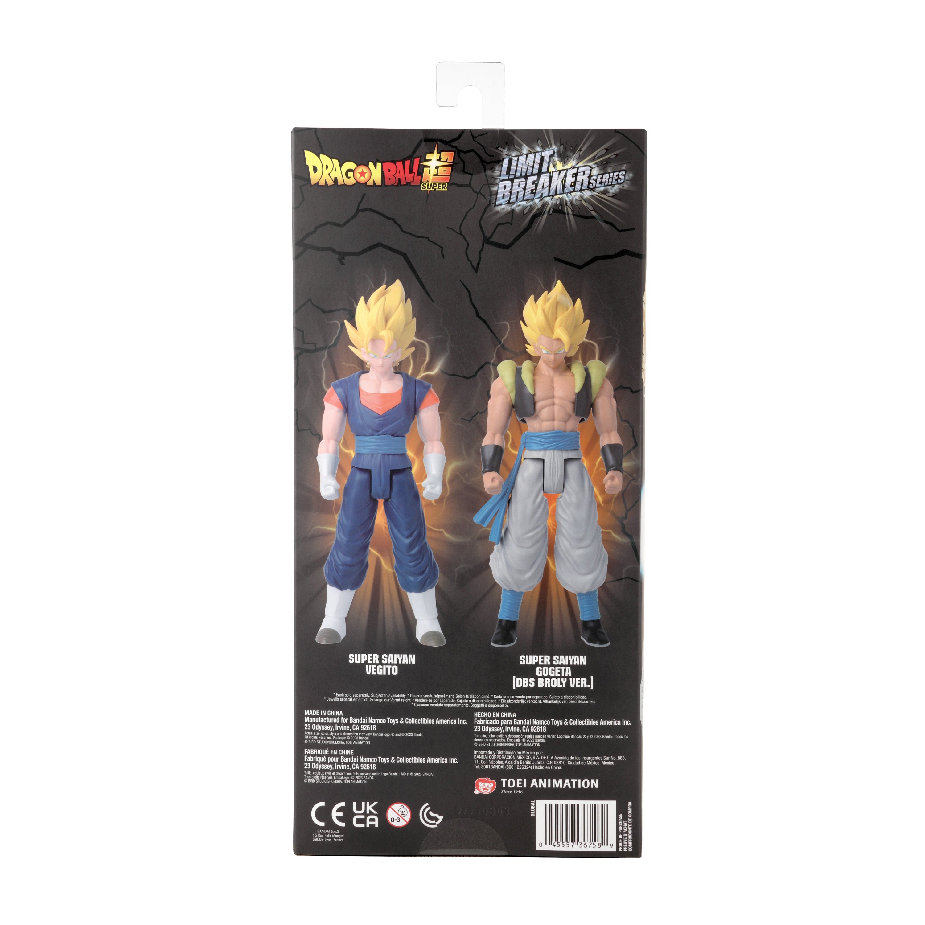 Bandai Limit Breaker - Dragon Ball Super - Super Saiyan Gogeta 12" Action Figure