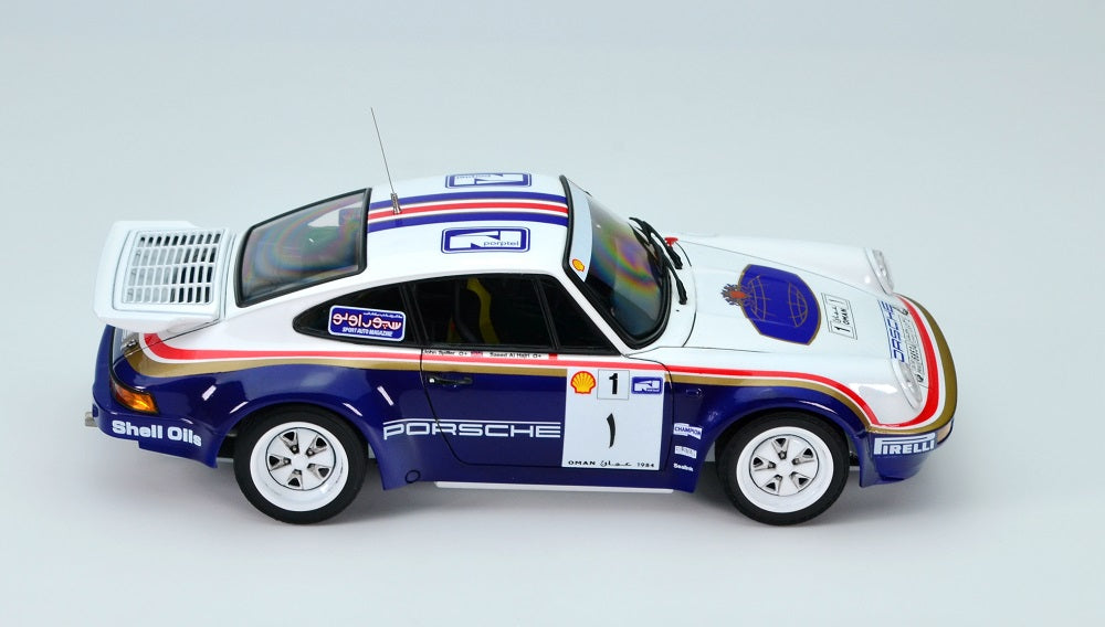 Platz Nunu 1/24 Racing Series: Porsche 911 SC RS '84 Oman Rally Winner