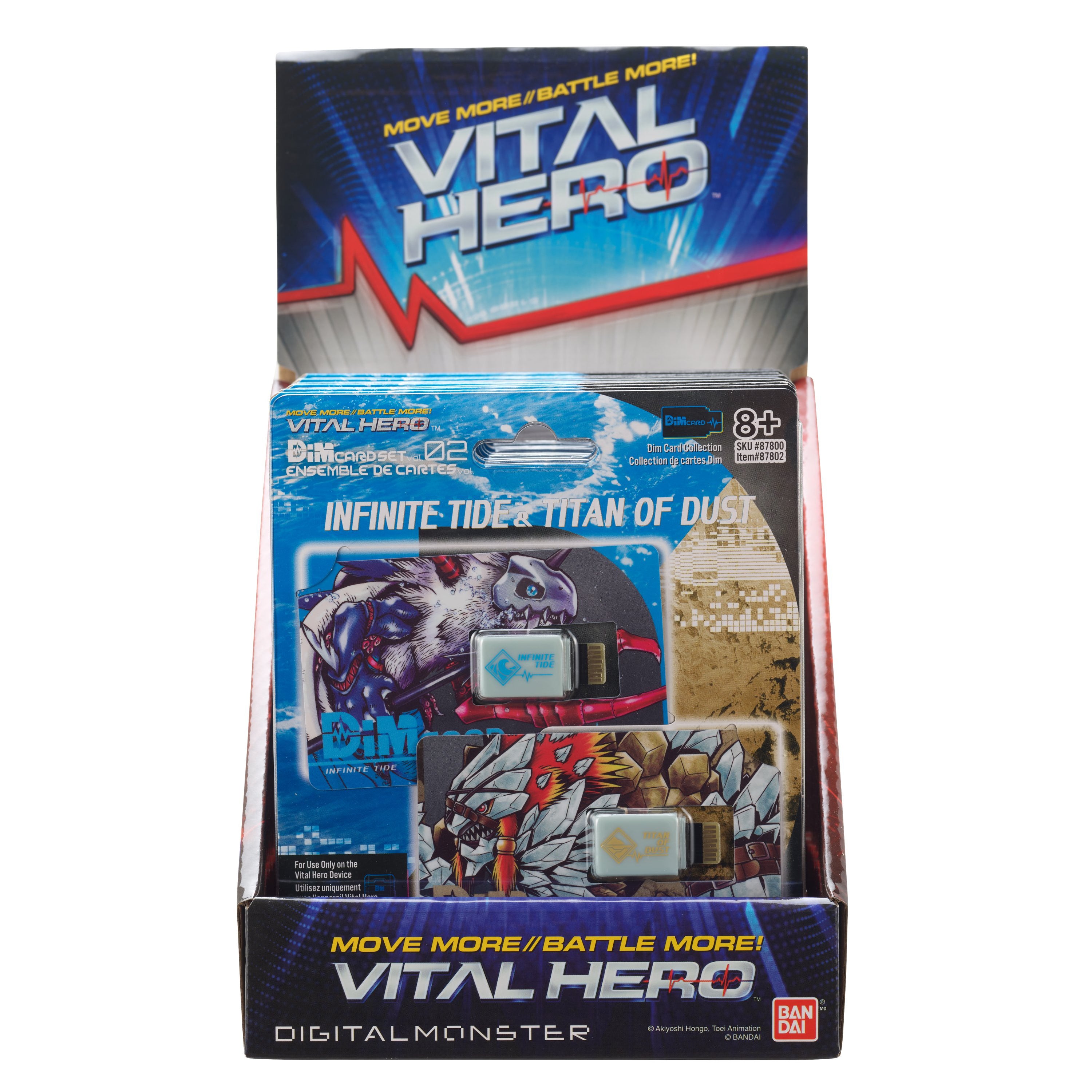 Bandai X Vital Hero DIM Card Two Pack (Infinite Tide & Titan of Dust)