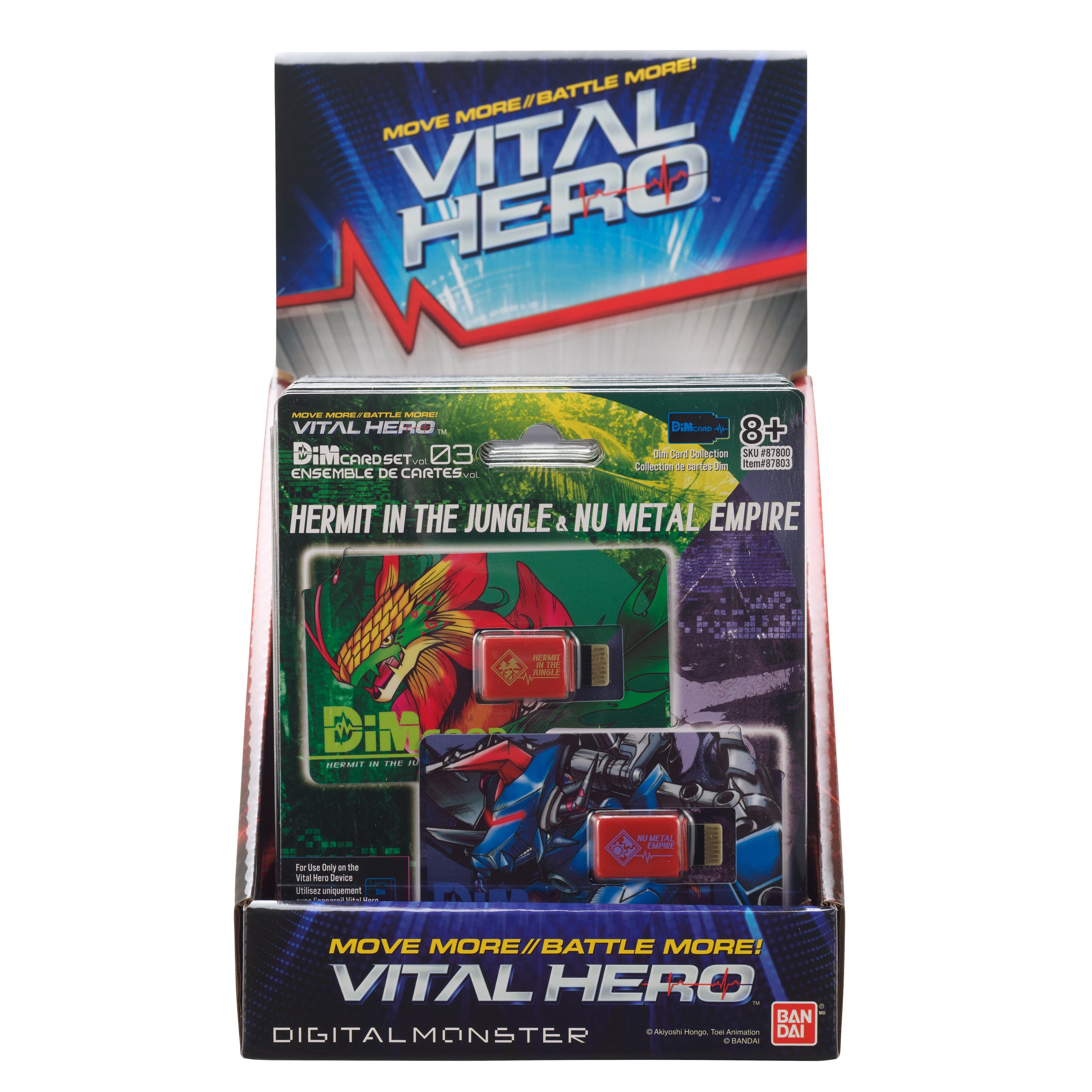 Bandai X Vital Hero DIM Card Two Pack (Hermit in the Jungle & Nu Metal Empire)