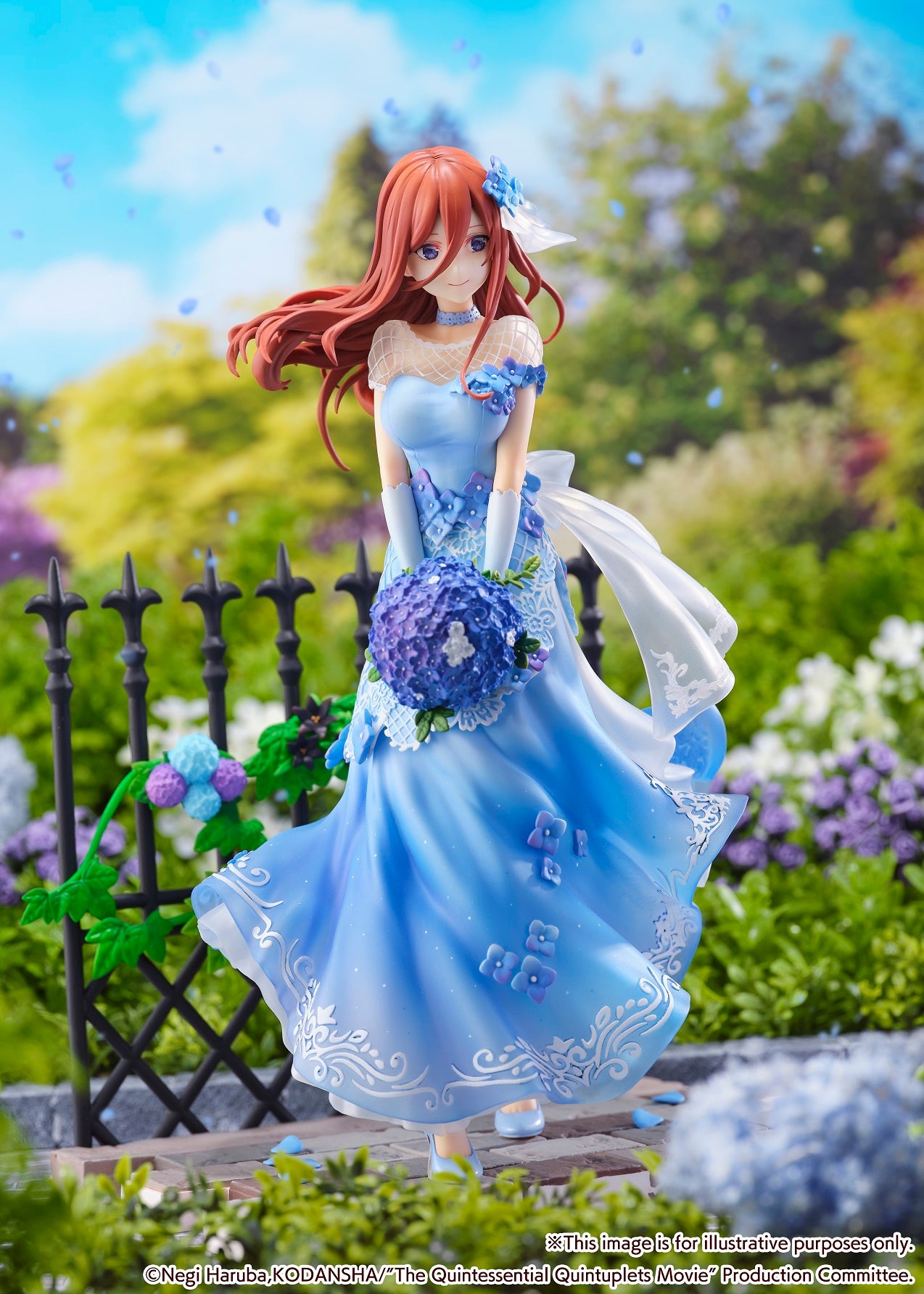 eStream Miku Nakano -Floral Dress Ver.- (SHIBUYA SCRAMBLE FIGURE)