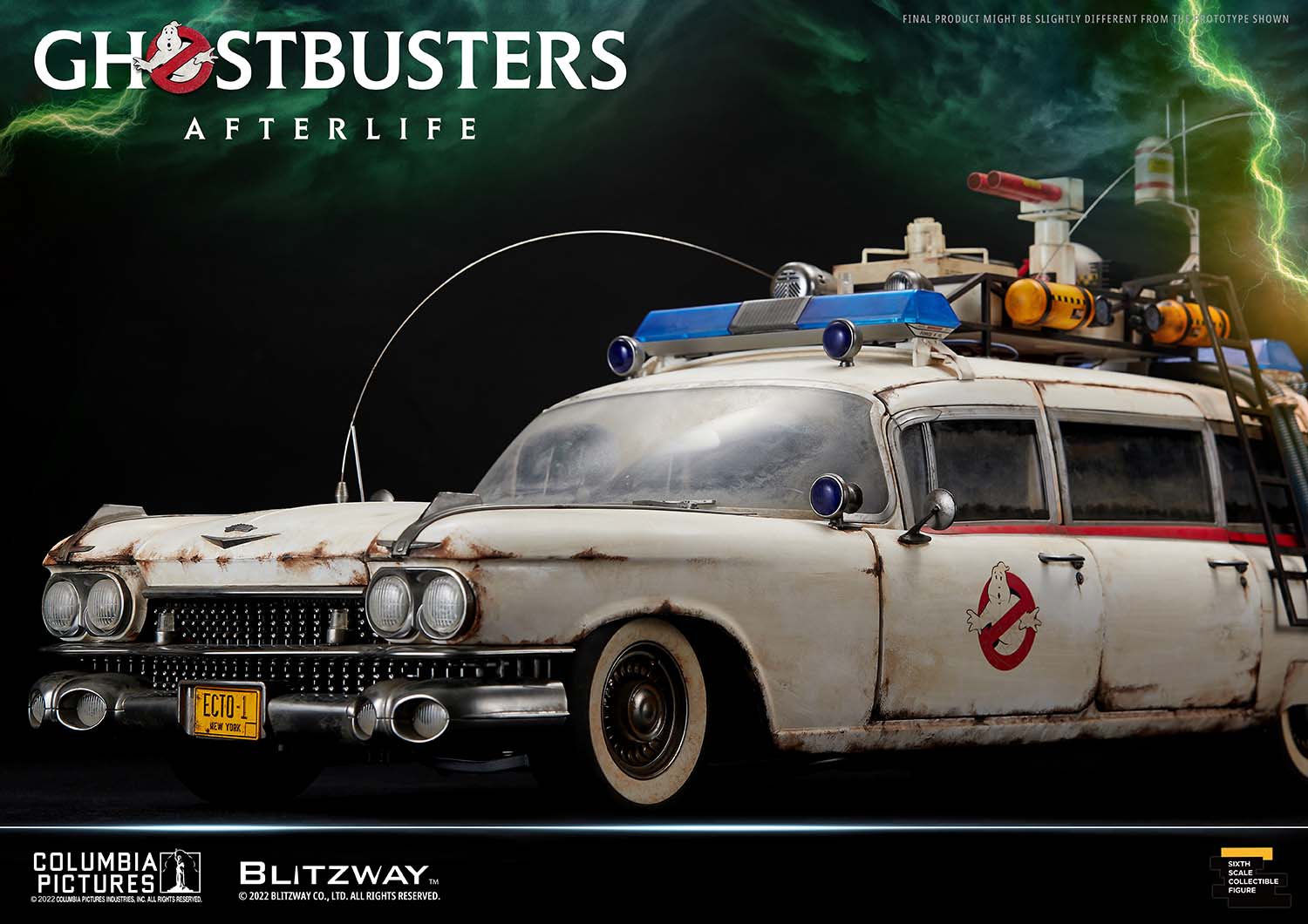 Blitzway 1/6 Scale Vehicle ECTO-1 "Ghostbusters: Afterlife"