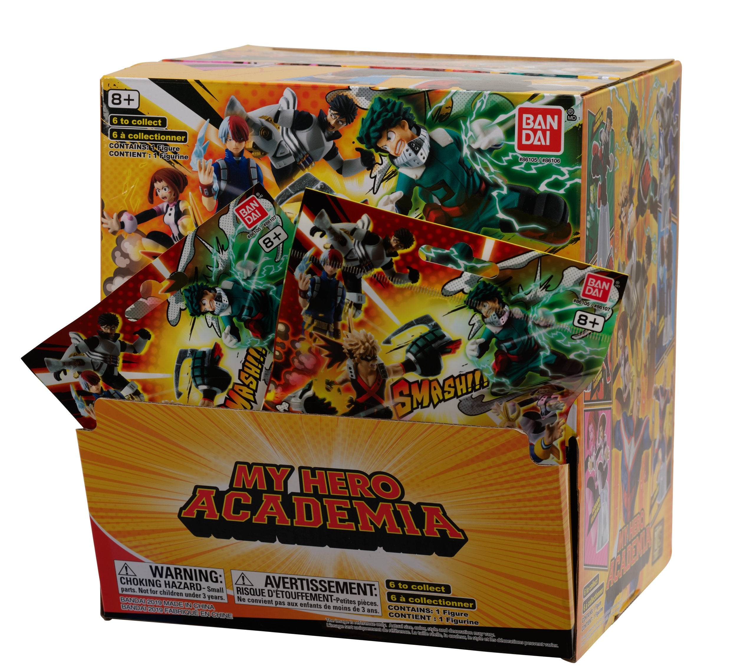 Bandai My Hero Academia Mini-Figure Blind Bag PDQ of 24 packs