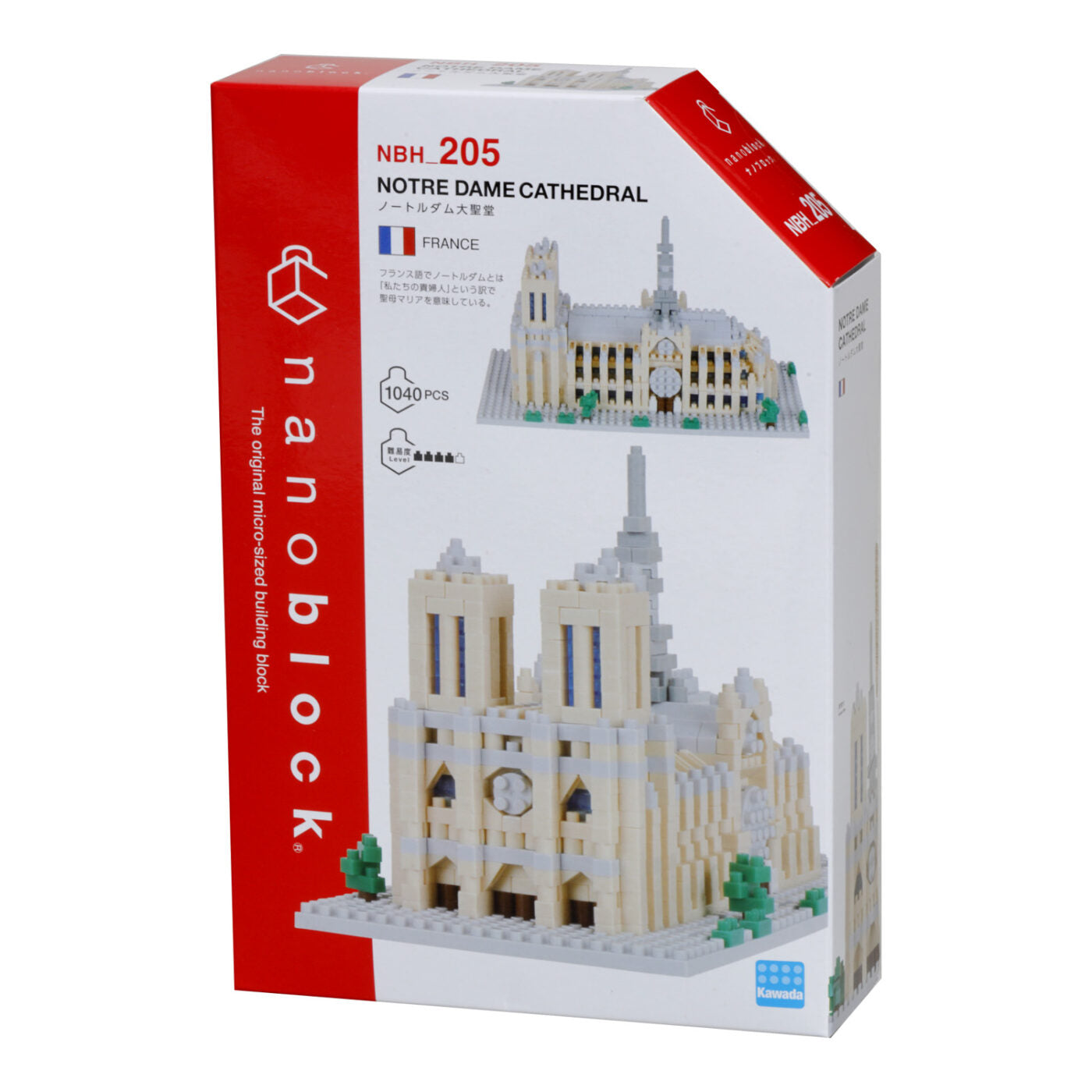 Nanoblock Sight to See Series Notre Dame Cathedral "World Famous Buildings"