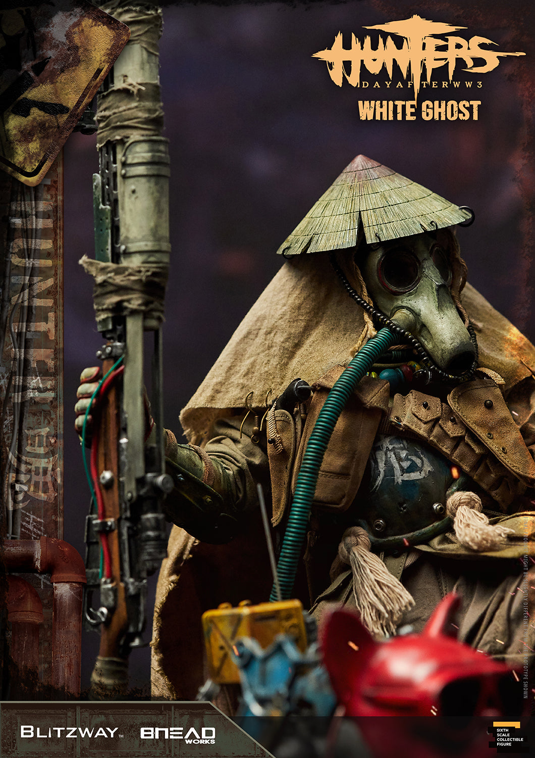 Blitzway 1/6 White Ghost "HUNTERS : Day After WWlll", Action Figure