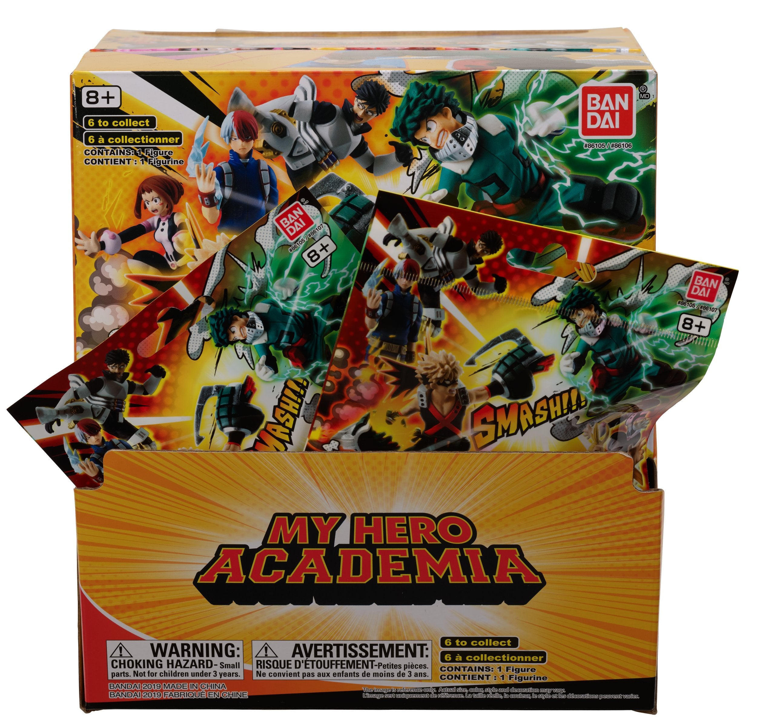 Bandai My Hero Academia Mini-Figure Blind Bag PDQ of 24 packs