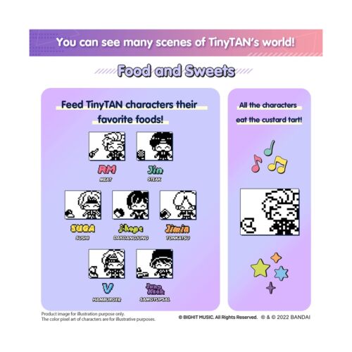 Bandai Tamagotchi Collaboration, Purple "Tiny Tan x Tamagotchi"