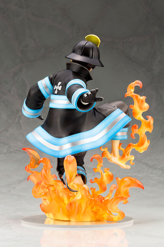 Kotobukiya 1/8 Artfx J Shinra Kusakabe Fire Force, Pre-painted PVC Statue