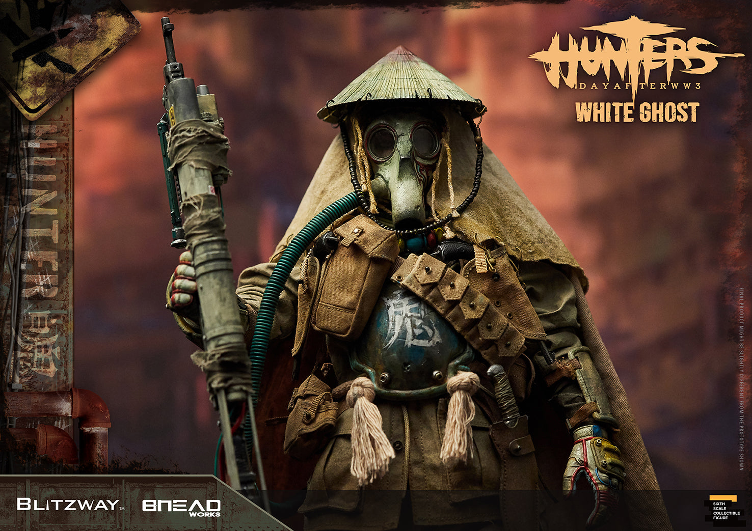 Blitzway 1/6 White Ghost "HUNTERS : Day After WWlll", Action Figure