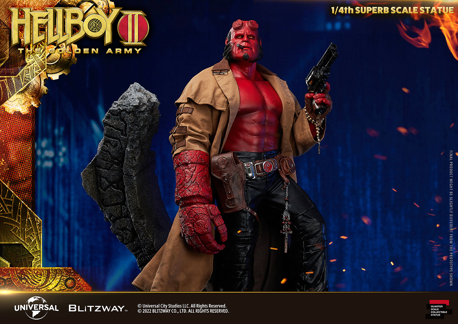 Blitzway 1/4 Superb Scale Statue "Hellboy II: The Golden Army"