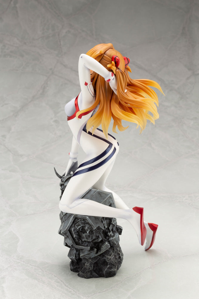 Kotobukiya 1/6 Evangelion:3.0+1.0 Thrice Upon A Time Series Asuka Shikinami Langley White Plugsuit Ver., Pre-Painted PVC Statue