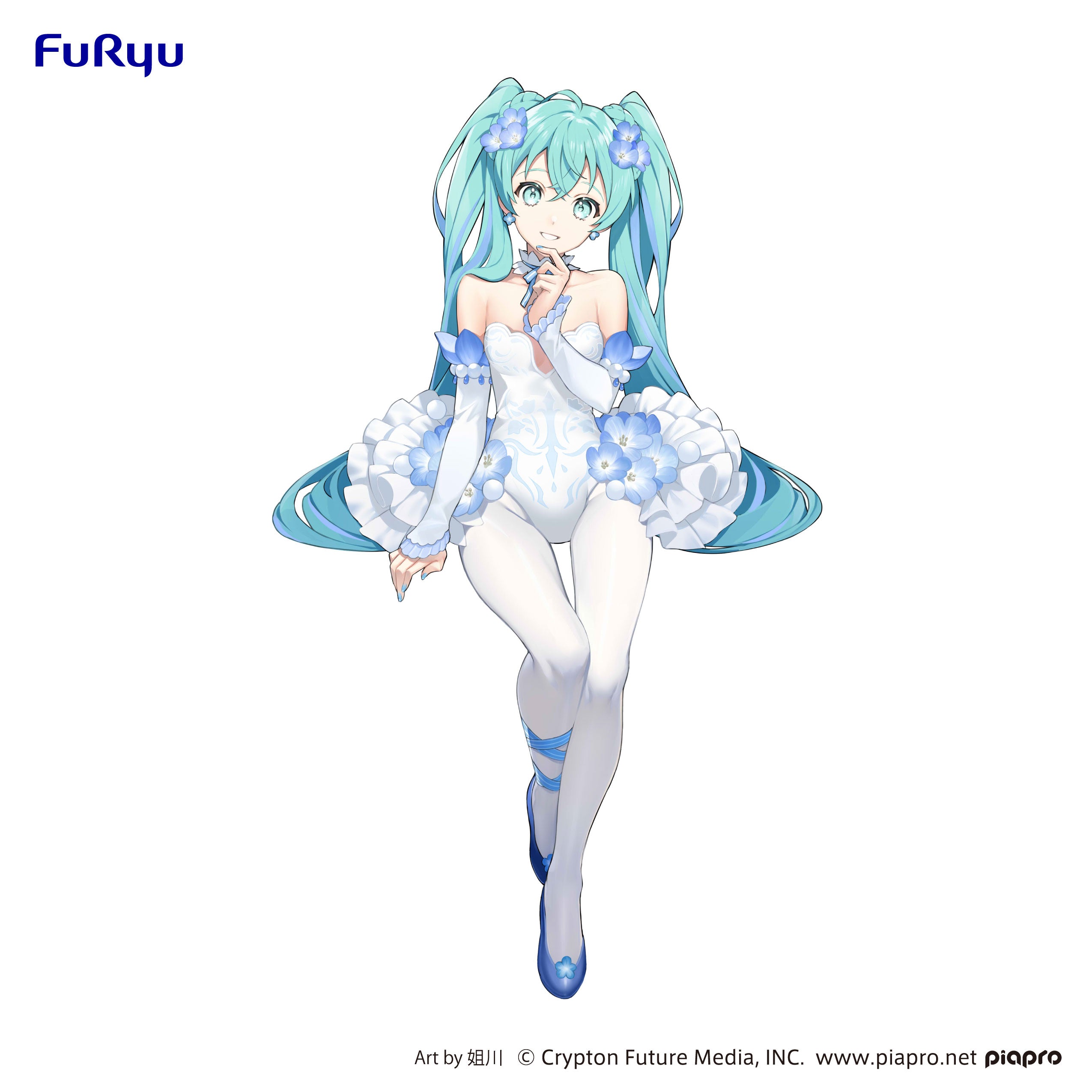 Good Smile Company Hatsune Miku Series Miku Flower Fairy Nemophila Noodle Stopper Figure