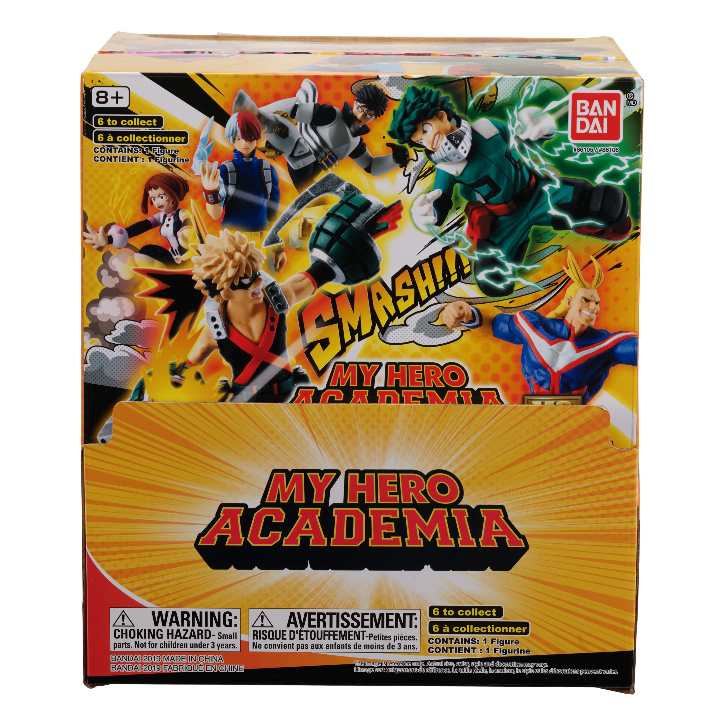 Bandai My Hero Academia Mini-Figure Blind Bag PDQ of 24 packs