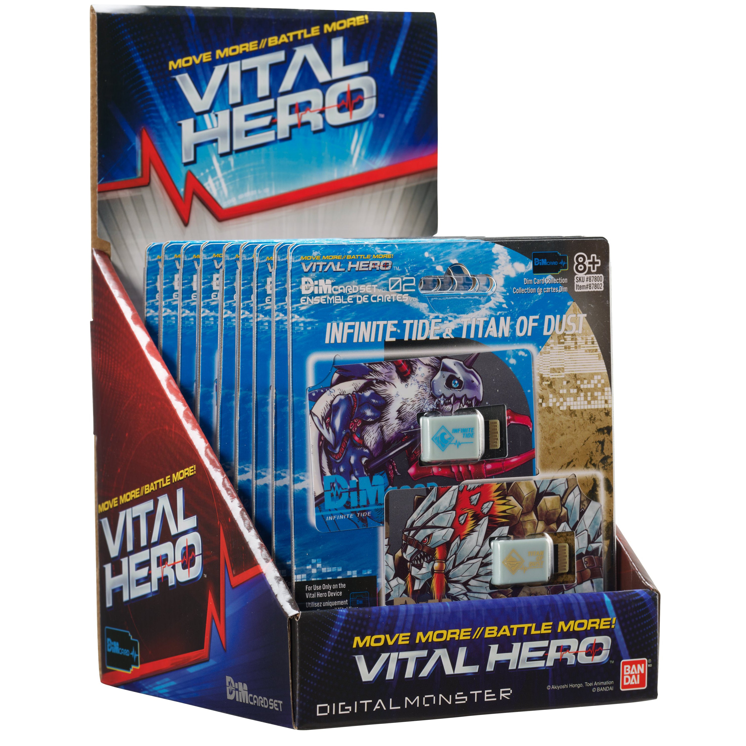 Bandai X Vital Hero DIM Card Two Pack (Infinite Tide & Titan of Dust)