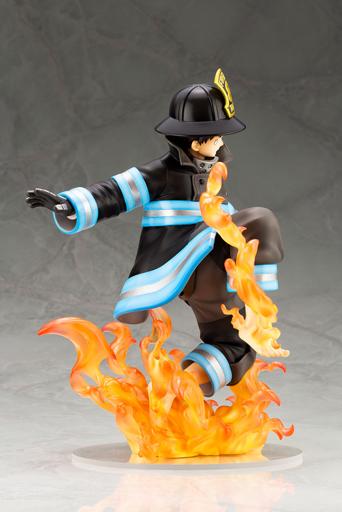 Kotobukiya 1/8 Artfx J Shinra Kusakabe Fire Force, Pre-painted PVC Statue