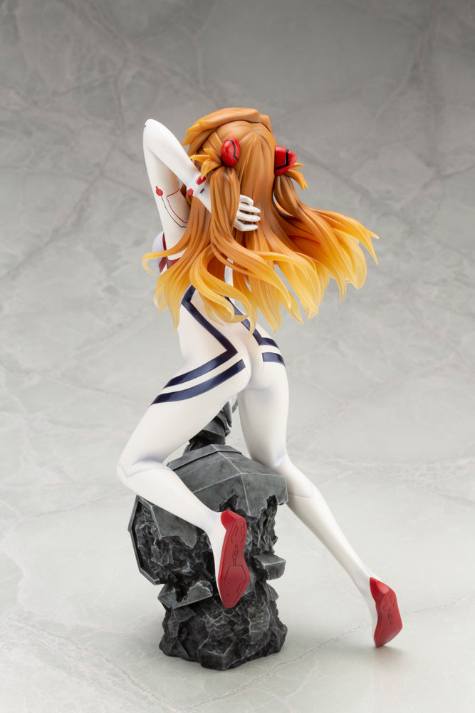 Kotobukiya 1/6 Evangelion:3.0+1.0 Thrice Upon A Time Series Asuka Shikinami Langley White Plugsuit Ver., Pre-Painted PVC Statue