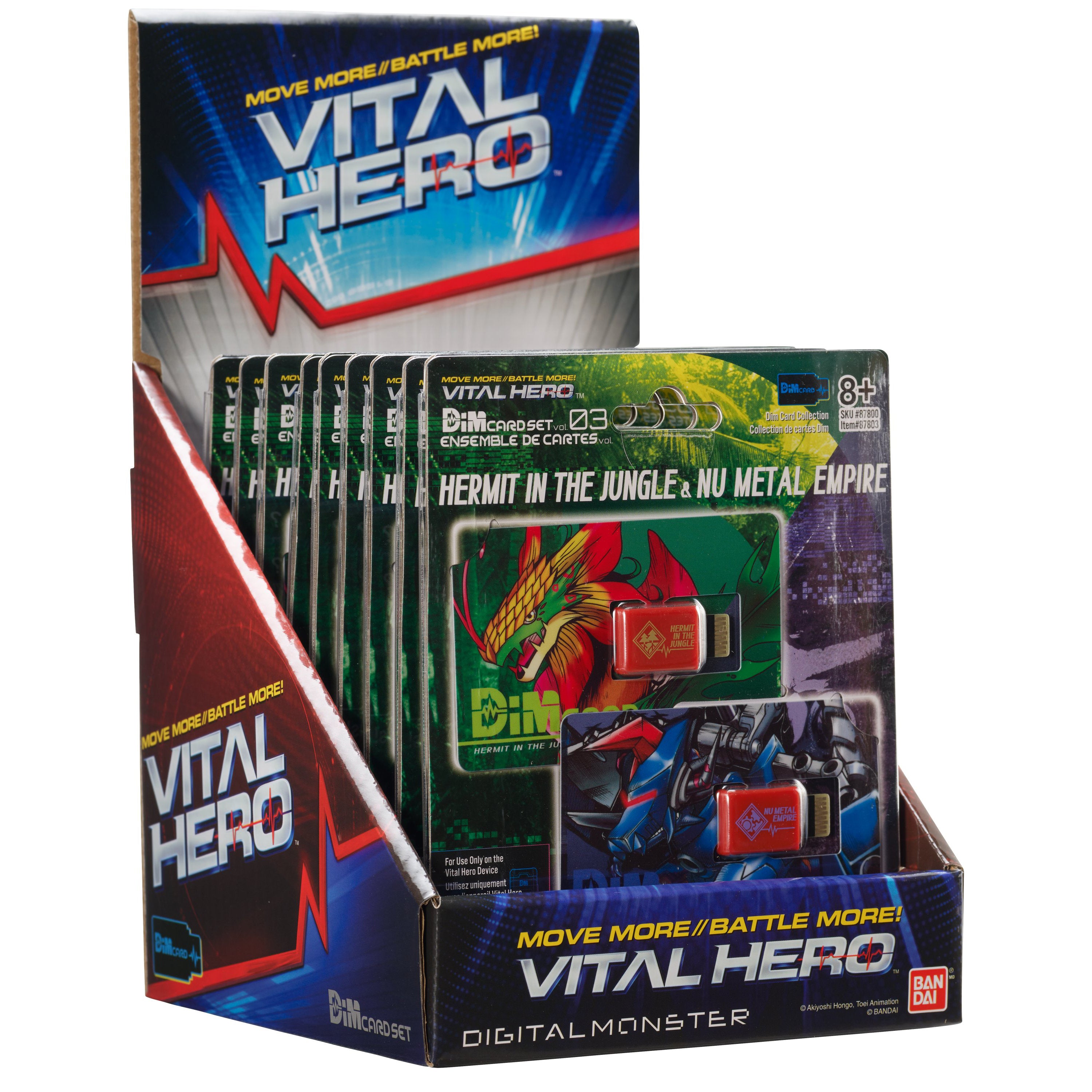 Bandai X Vital Hero DIM Card Two Pack (Hermit in the Jungle & Nu Metal Empire)