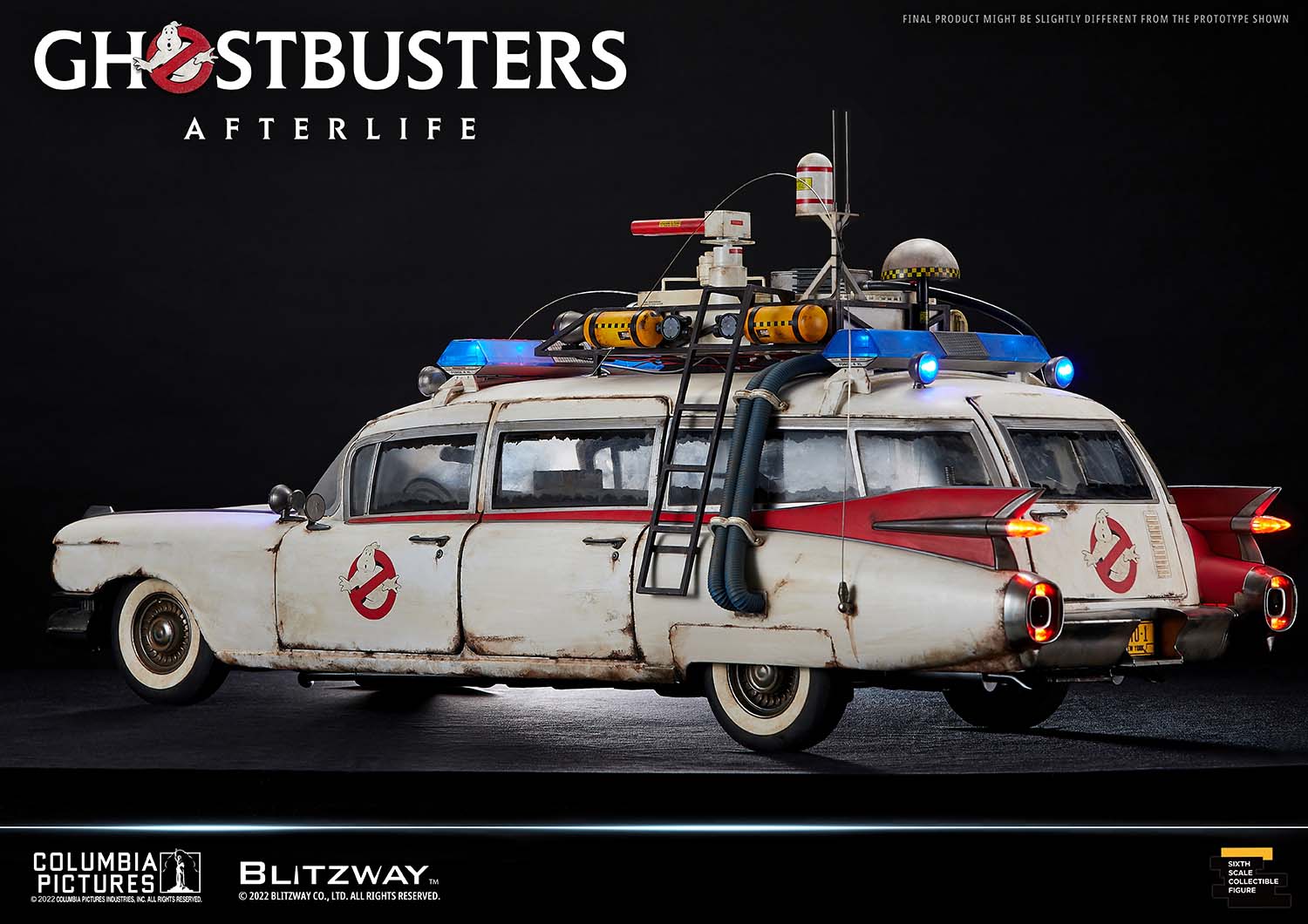 Blitzway 1/6 Scale Vehicle ECTO-1 "Ghostbusters: Afterlife"