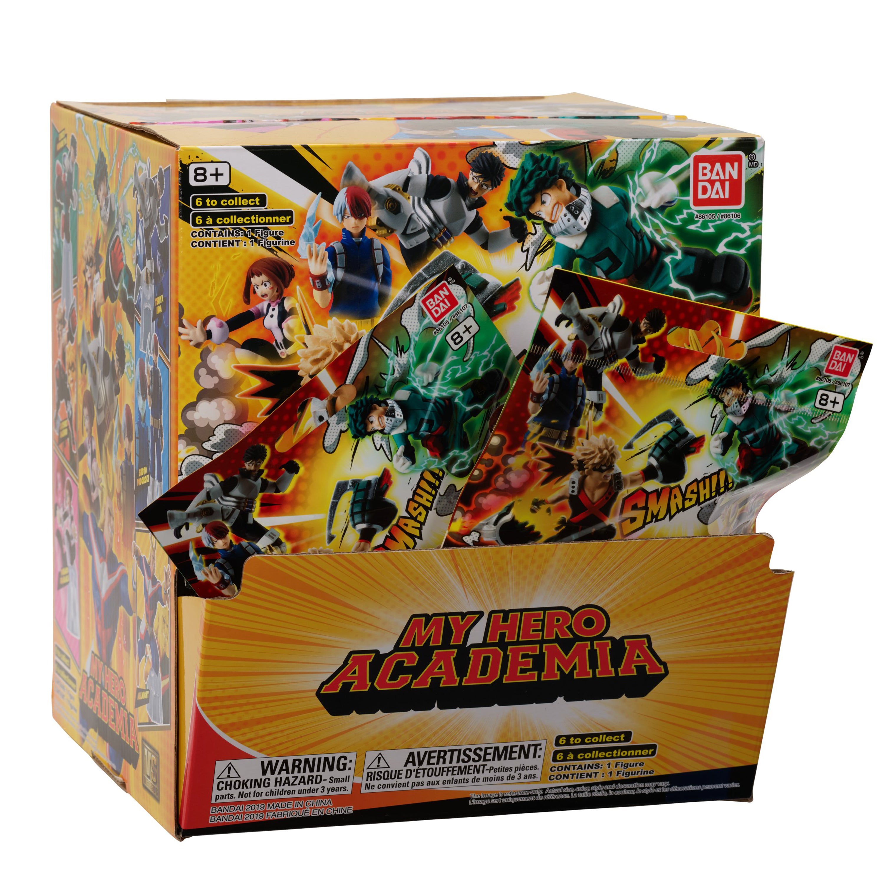 Bandai My Hero Academia Mini-Figure Blind Bag PDQ of 24 packs