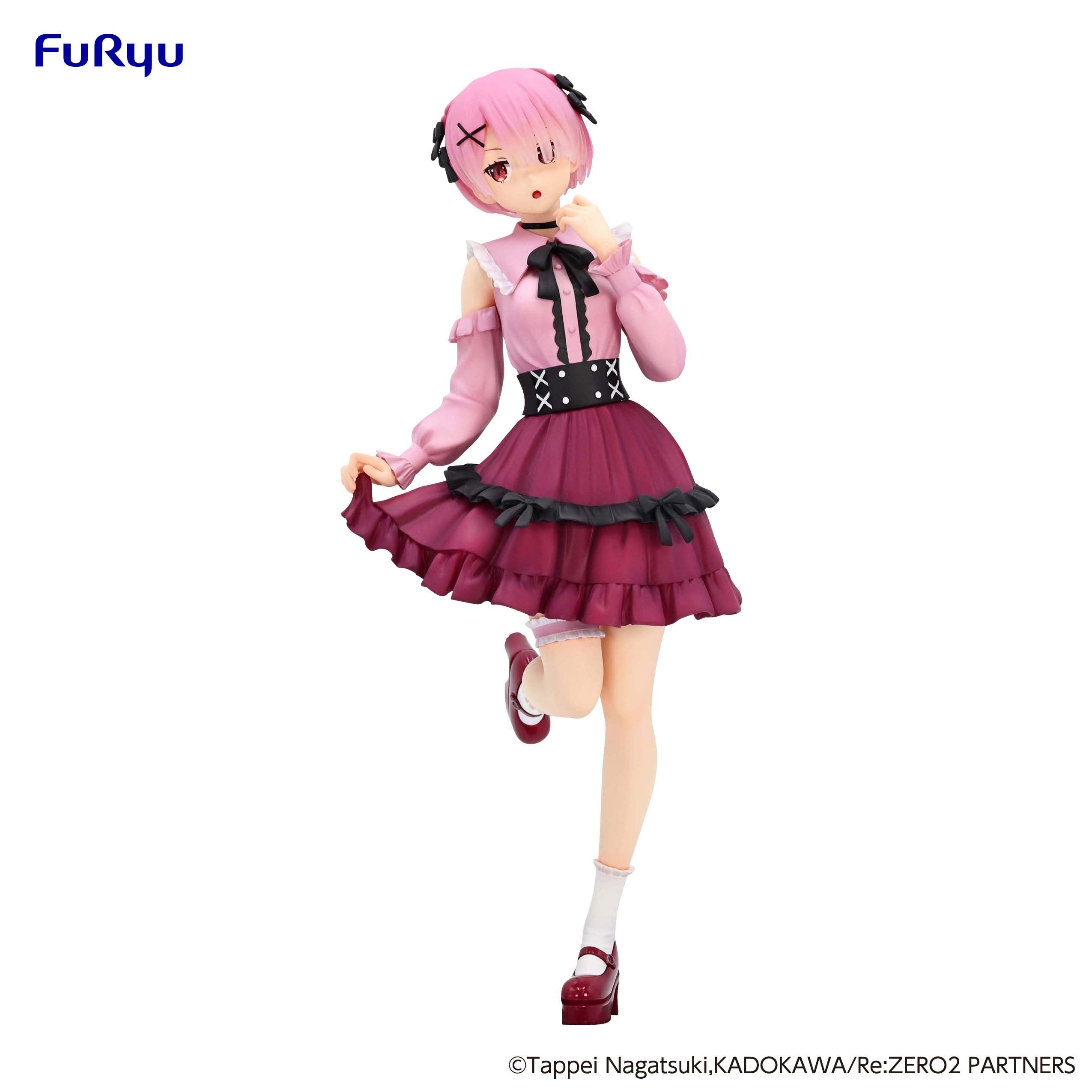 FURYU Corporation Re:ZERO -Starting Life in Another World- Trio-Try-iT Figure -Ram Girly Outfit-