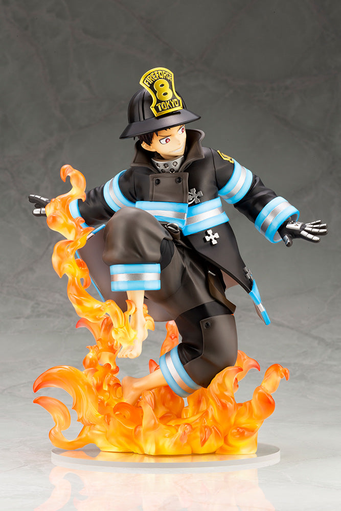 Kotobukiya 1/8 Artfx J Shinra Kusakabe Fire Force, Pre-painted PVC Statue