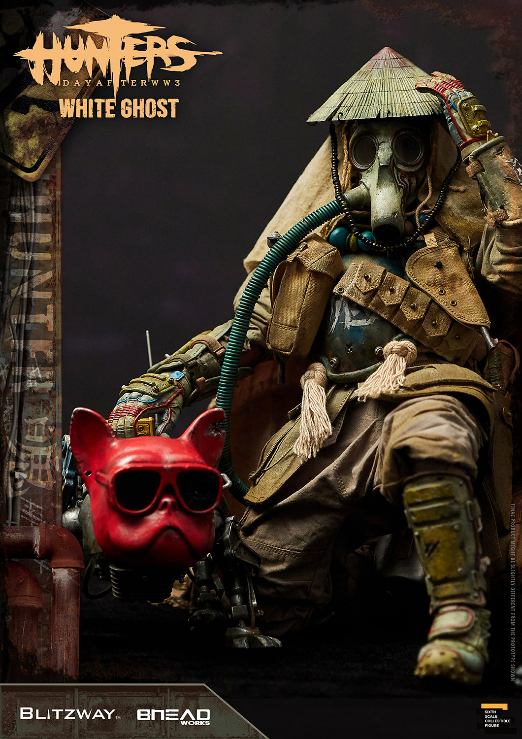 Blitzway 1/6 White Ghost "HUNTERS : Day After WWlll", Action Figure