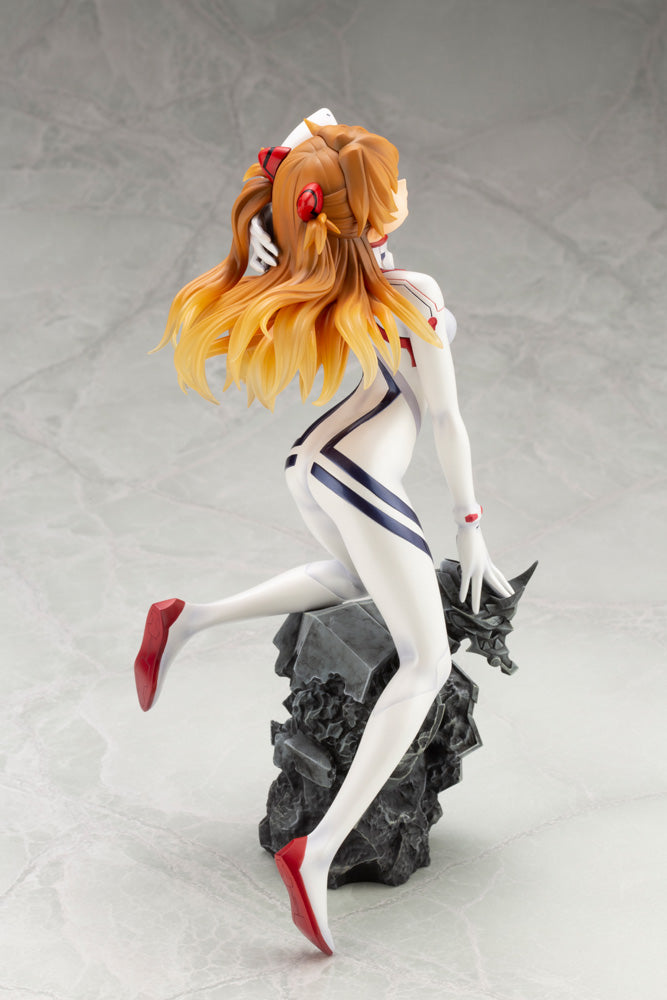 Kotobukiya 1/6 Evangelion:3.0+1.0 Thrice Upon A Time Series Asuka Shikinami Langley White Plugsuit Ver., Pre-Painted PVC Statue