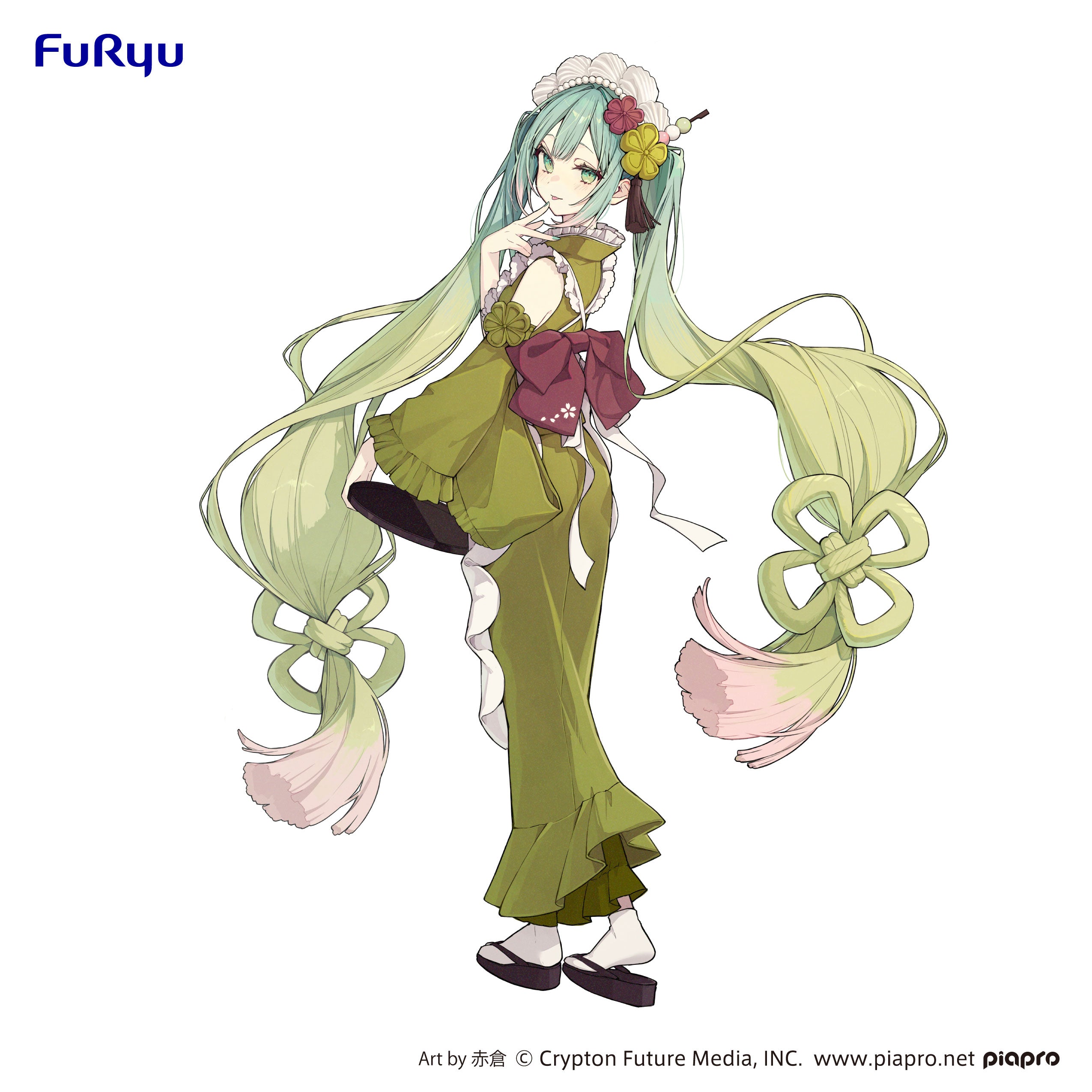 Furyu Corporation Hatsune Miku Series Hatsune Miku Matcha Green Tea Parfait (Re-Order) Exceed Creative Figure