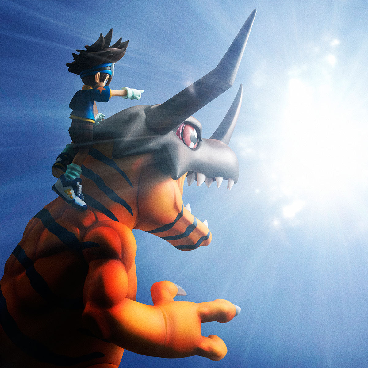 Megahouse GEM Series Greymon & Taichi Yagami "Digimon"