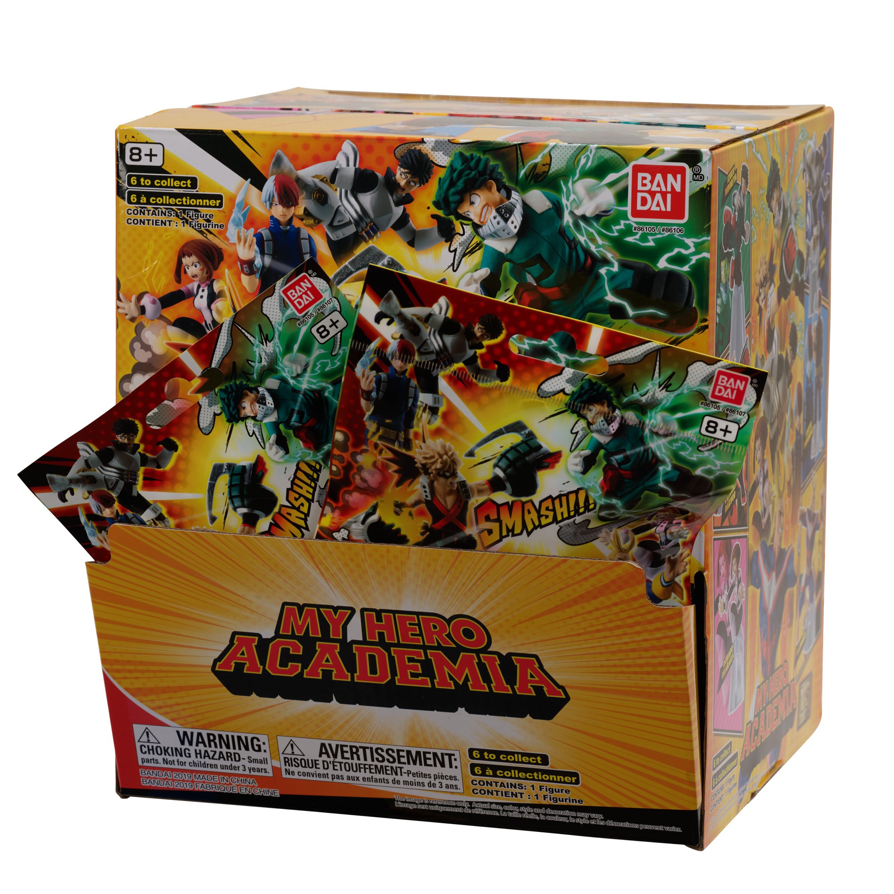 Bandai My Hero Academia Mini-Figure Blind Bag PDQ of 24 packs