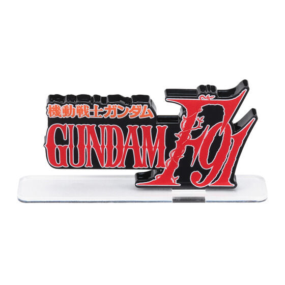 Bandai Logo Display Gundam F91 "Gundam"