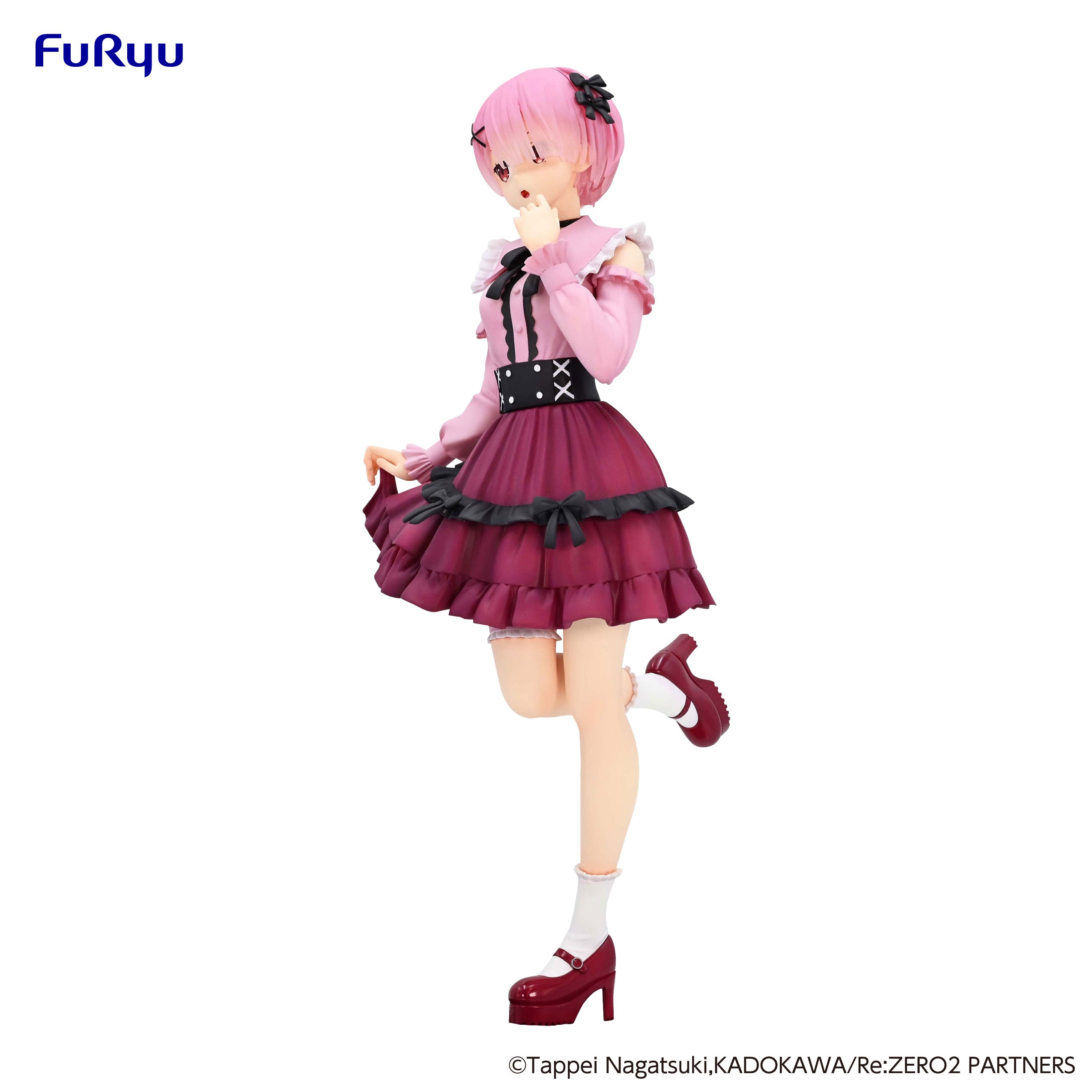 FURYU Corporation Re:ZERO -Starting Life in Another World- Trio-Try-iT Figure -Ram Girly Outfit-