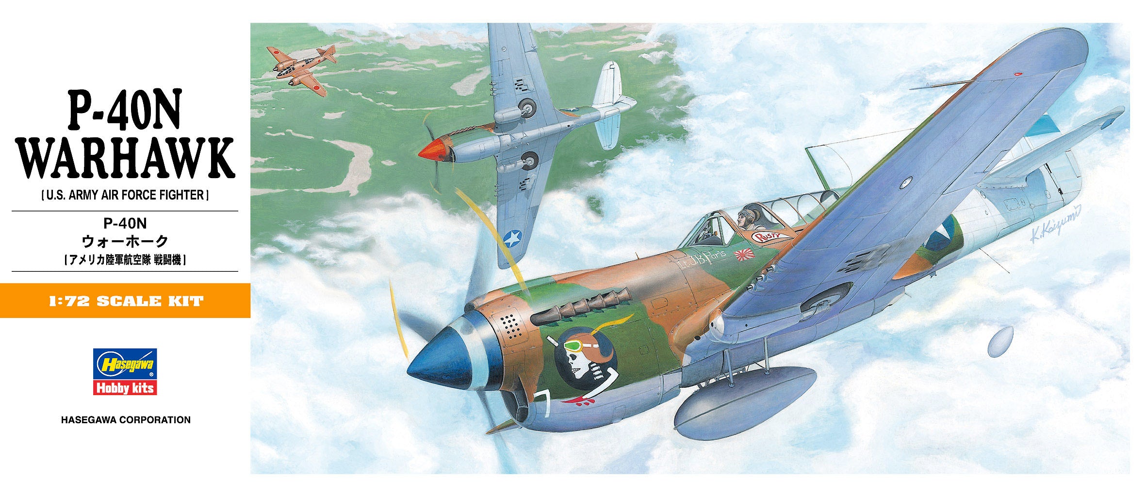 Hasegawa 1/72 P-40N Warhawk