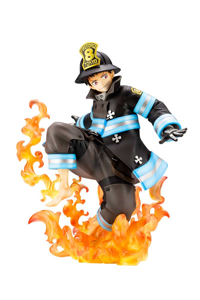 Kotobukiya 1/8 Artfx J Shinra Kusakabe Fire Force, Pre-painted PVC Statue