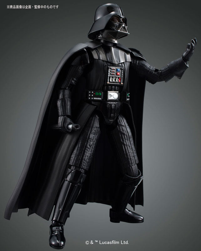 スター・ウォーズ - Darth Vader - Characters & Creatures, Star Wars Plastic Model - 1/12(Bandai)