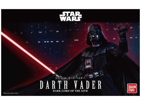 スター・ウォーズ - Darth Vader - Characters & Creatures, Star Wars Plastic Model - 1/12(Bandai)