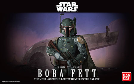 スター・ウォーズ - Boba Fett - Characters & Creatures, Star Wars Plastic Model - 1/12(Bandai) - P-REX Hobby