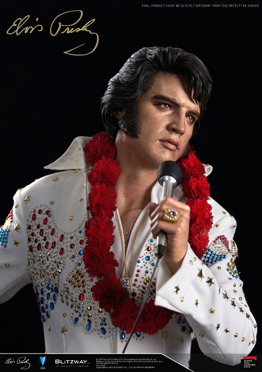 Blitzway 'Elvis Presley', 1/4th Superb Scale Statue