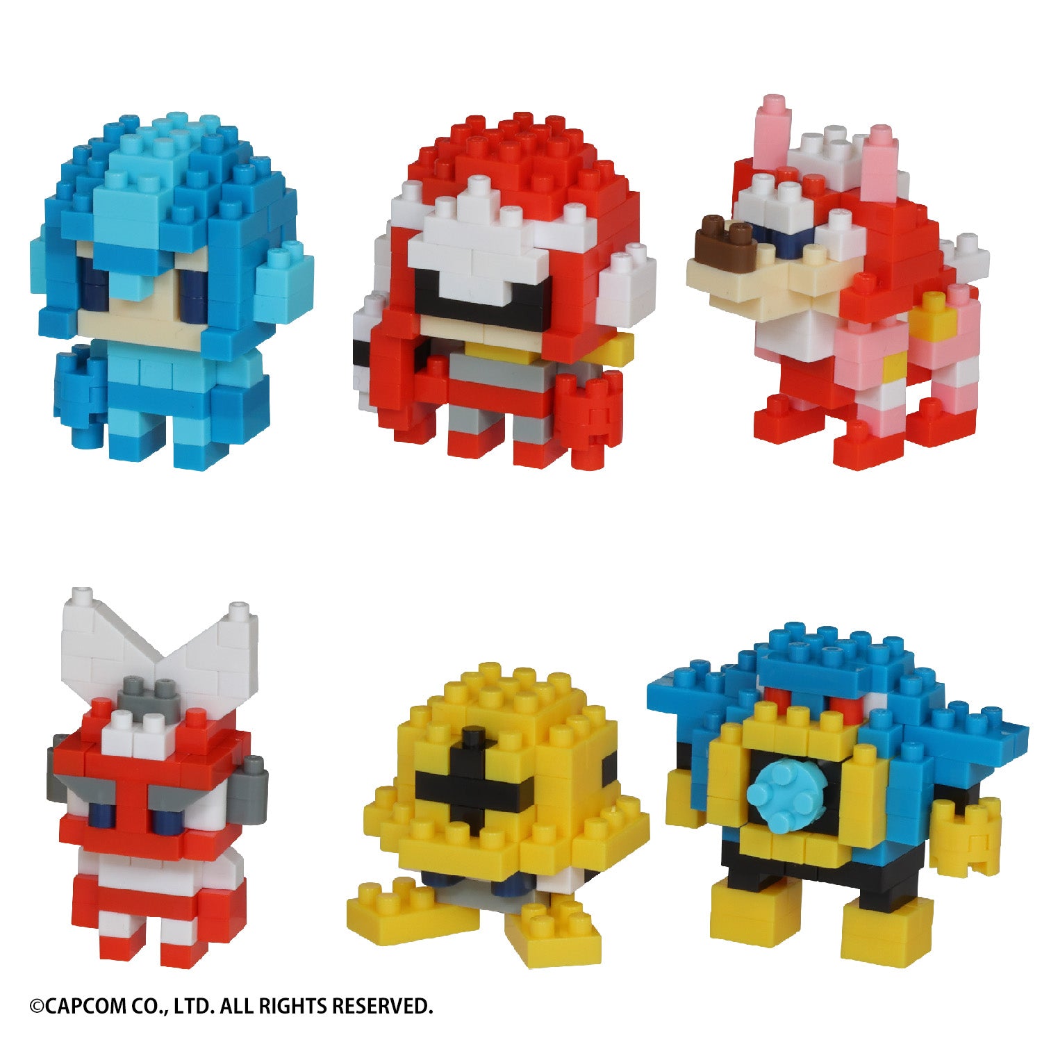 Nanoblock mininano Series, Mega Man Vol. 1 (Blind Box), Box of 6