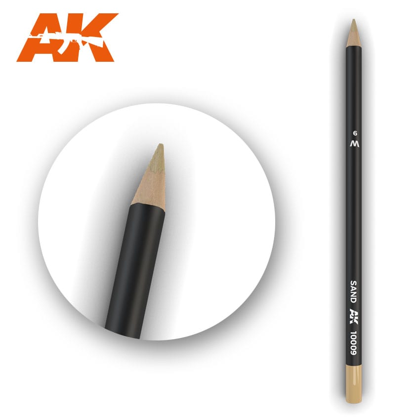 AK Interactive Weathering Pencil - Sand (Box - 5 Units)