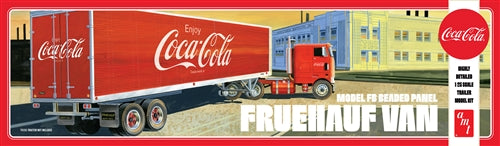 AMT 1/25 Fruehauf Beaded Van Semi Trailer (Coca-Cola)