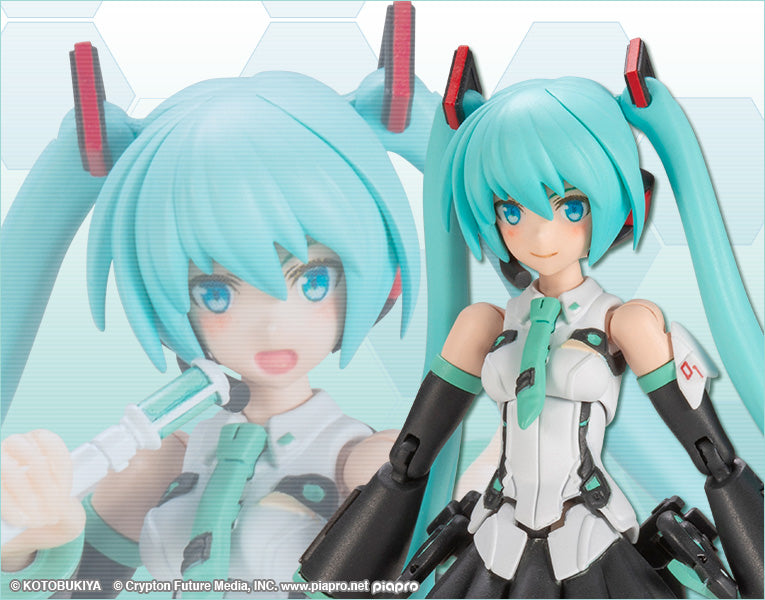 Kotobukiya Hand Scale Hatsune Miku, Frame Arms Girl Action Figure Kit (2.95 Inches)