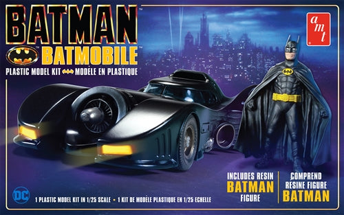 AMT 1/25 Batman 1989 Batmobile with Resin Batman Figure 2T