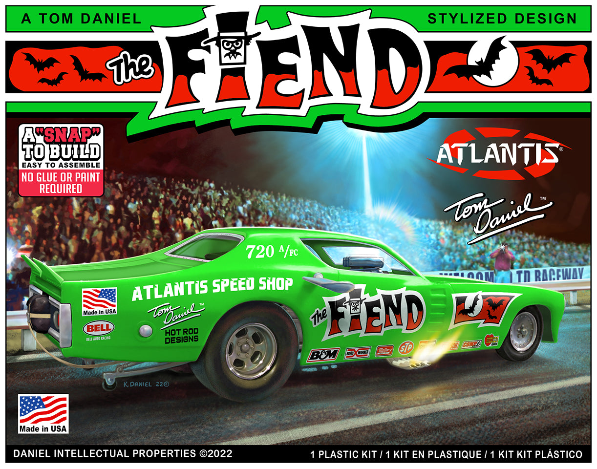 Atlantis 1/32 Snap Tom Daniel Fiend Funny Car