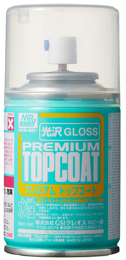 Mr Hobby Mr Premium Topcoat Gloss - 37ml