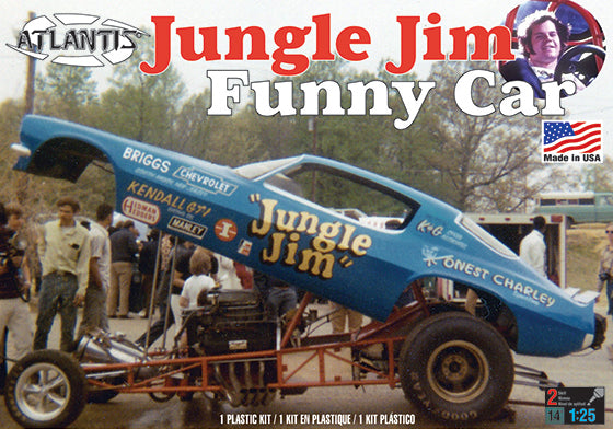 Atlantis 1/25 1971 Jungle Jim Camaro Funny Car