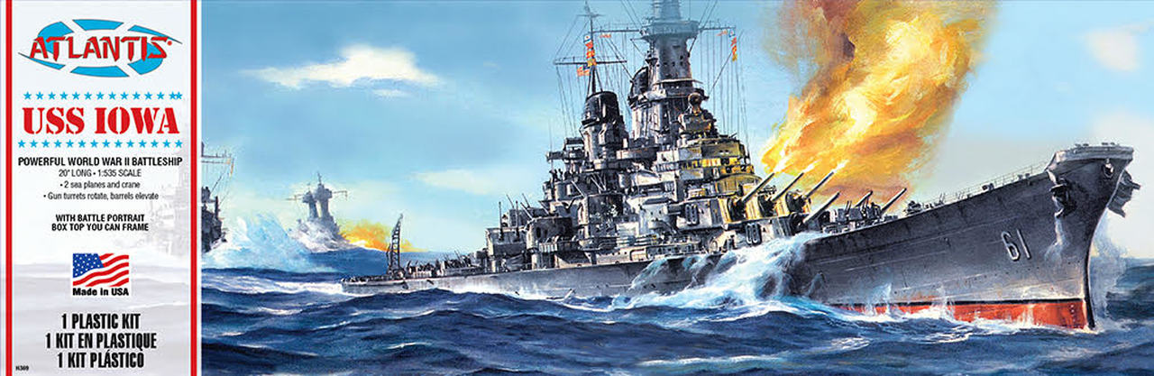 Atlantis USS Iowa Battleship 1/535