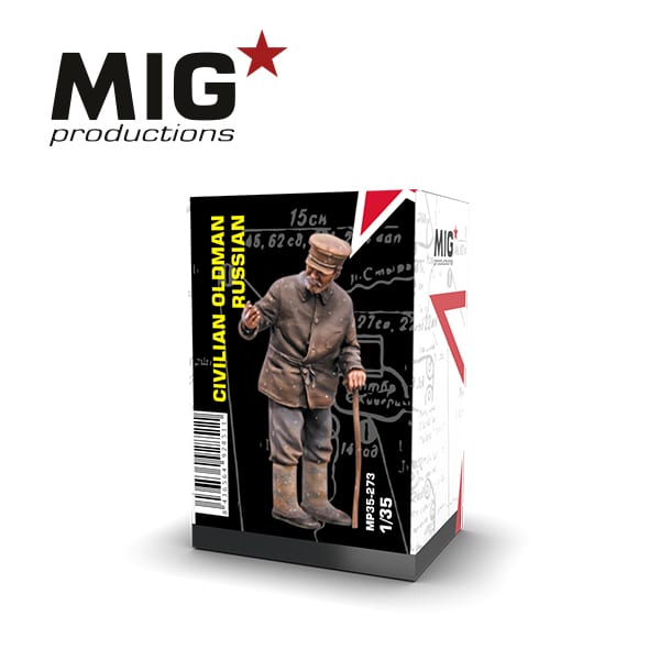 MIG 1/35 Civilian Old Man Russian