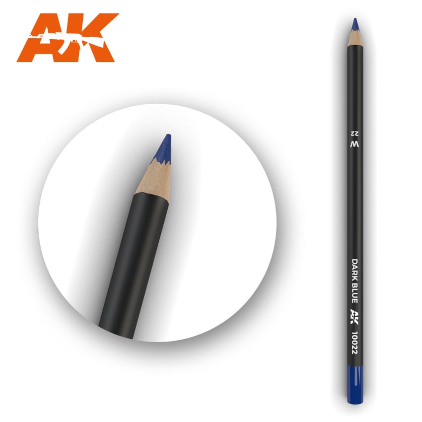 AK Interactive Weathering Pencil - Dark Blue (Box - 5 Units)